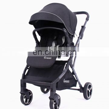 Quality travel system small folding reversible luxury stroller baby with carrycot