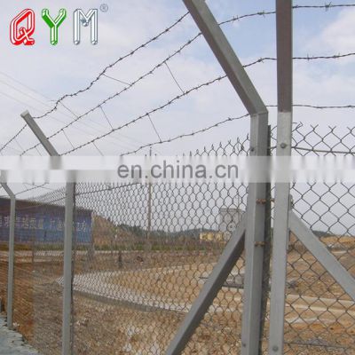 Hot Sale Steel Diamond Chain Link Wire Mesh Panels with Barbed Wire