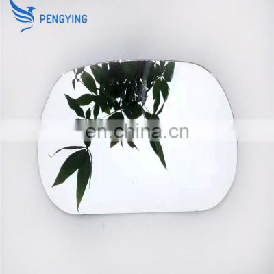 2mm clear float glass convex side mirror glass R1200