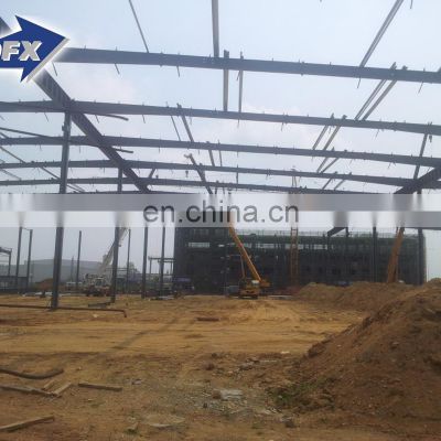 New Prefabricated Wide Span Steel Structure Shed Low Cost Prefab Light Steel Workshop Building Structural Steel Fabrication