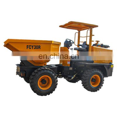 FCY30R 3ton 180 degree rotary site dumper truck for sale