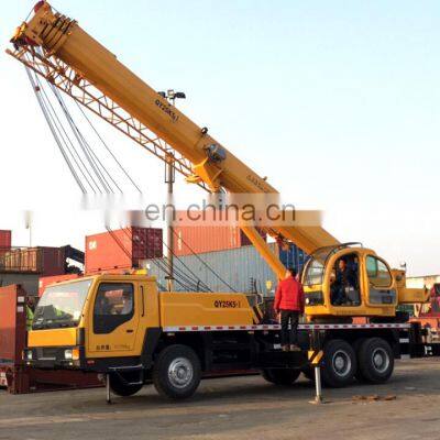 25 ton mobile telescopic crane self propelled 25 tons QY25KD QY25K5-I