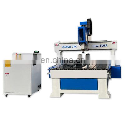 LEEDER CNC 3D engraving 4th rotary 4axis furniture cutting woodworking wood carving machine price 1325 4th axis equipment