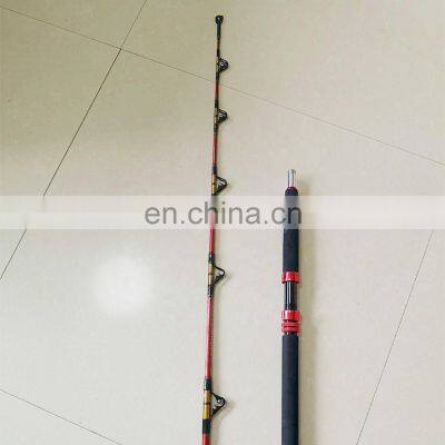 1.8m detachable handle  mixed carbon boat trolling fishing rod pole