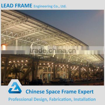 SGS certification prefabricated steel roof truss for airport terminal