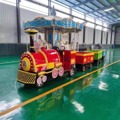 Trending products 2024 new arrivals battery powered train trackless train
