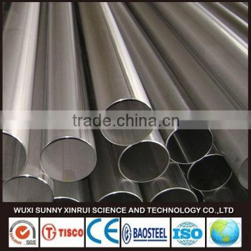 decorative metal of bright finish 304 stainless steel pipe price per meter