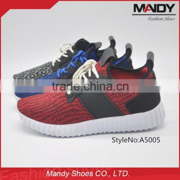 2016 Hot sale fashion mesh flyknit shoes sport running shoes men manufacturers                        
                                                Quality Choice
