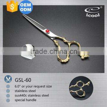 ICOOL GSL-60 professional special handle cutting shears for hair