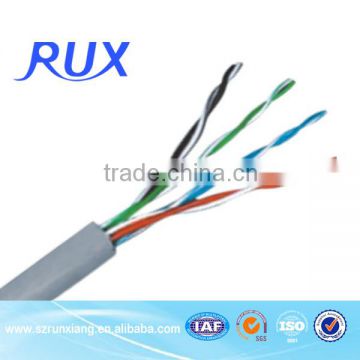 RUX HDPE isulation PVC or LSZH sheath Cat 5e network cable