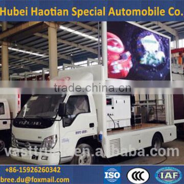 Foton 4X2 P10/P8/P6 LED Screen Truck in Peru for outdoor advertising/sales promotion/propaganda