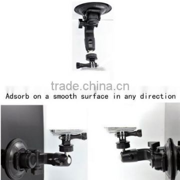 Professional camera suction mount for gopro hero 1/2/3/3+