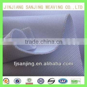 SJ018 3D 100% polyester motorcycle seat cover mesh fabric