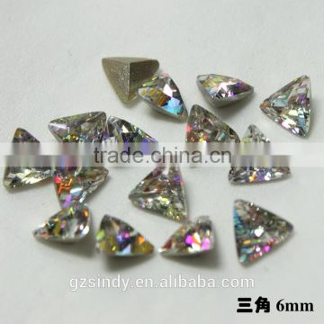 Charming Crystal Big Size Nail Art Diamond Sharp Botton Nail Rhinestone Diy Nail Salon Beauty Decoration