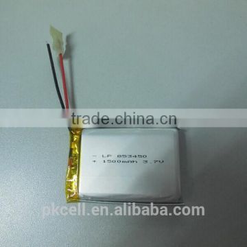 3.7v 083450 li-polymer batteries from Shenzhen PKCELL supply