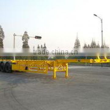 New Designed 3Axle 2 Axle 40ft/20ft Container Semi Trailer Skeleton, High Quality Skeleton Trail