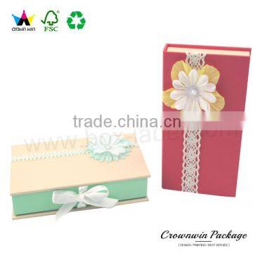 Wholesale Luxury Custom T Shirt Packaging Box With Ribbon