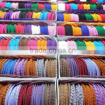 buy girl's silk thread bangles wholesale