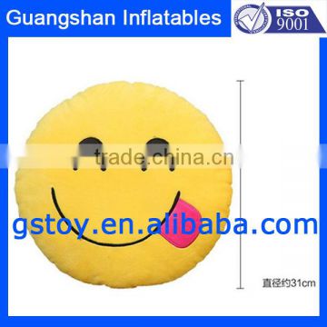 Factory Cheap Custom inflatable Plush Emoji Pillows