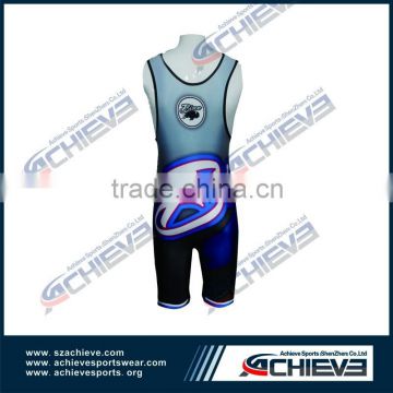 wholesale cheap sublimated wrestling singlets