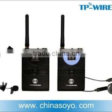 black wireless audio portable microhone