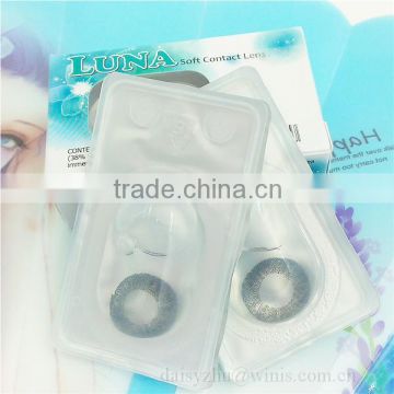 LUNA G-211 black soft lens wholesale natural look colored contact lenses
