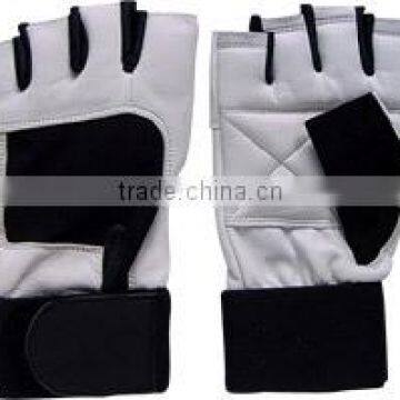 Leather weight Lifting gloves