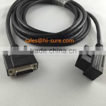 obd2 obd1 adapter male right angle to 26 pin d-sub connector female for universal car diagnostic equipment