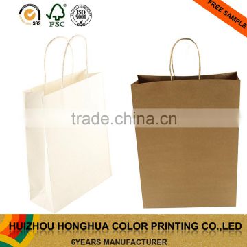 Wholesale handmade packaging kraft paper bag shopping paper bag