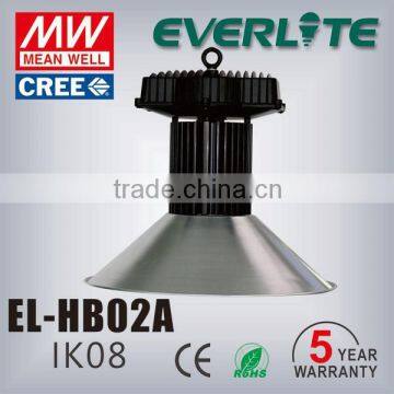 CE& ROHS certificate die-casting aluminum alloy housing energy saving 100lm/w100w led high bay light