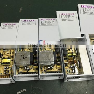 Rainproof 200W V 40A IP54 LED Power Supply with Rhos certificate