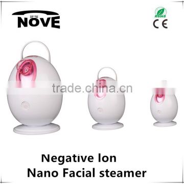 2016 new design portable hot & cool ion nano facial steamer