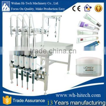 4 Heads Cream Filling Stoppering Capping Machine