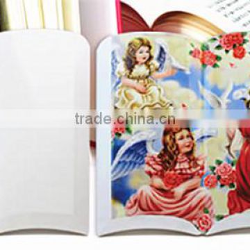 Sublimation Ceramic Book Design Ceramic Crafts For Table Decoration