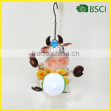 YS14648 Selling special lovely solar light for garden decoration cow