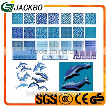 2017 High quality swimming pool cheap mosaic tiles for hot sale