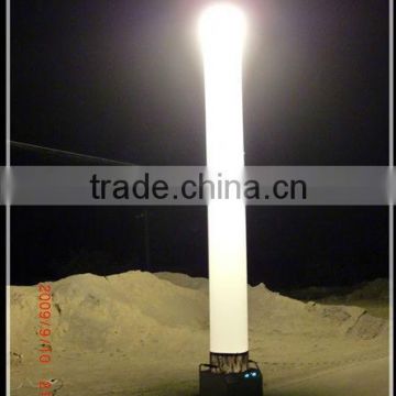 patented design hot sale high big high inflatable customized lighting prism for emergency with generator