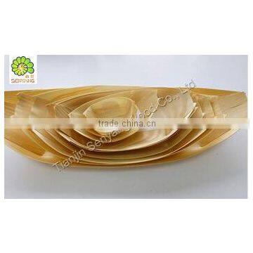 hot sell disposable party wood japanese wooden sushi boat