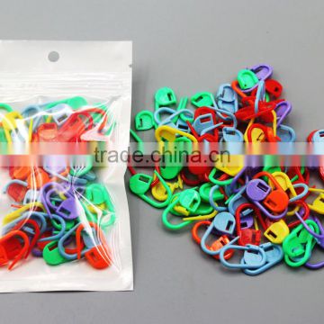 50 PCSMixed Color Corchet Sewing Knitting Ring/Stitch closed Maker