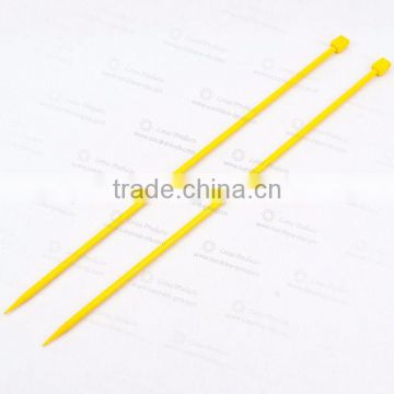 Plastic Knitting Needle With Yellow Color,Sewing Accessories Knitting Needle