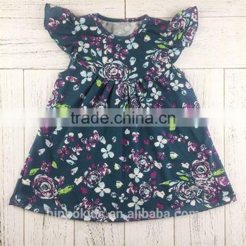 Top selling different patterns beautiful girls party dress