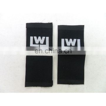 custom sies fold polyester cheap woven labels