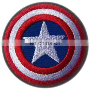 Low Mqq high quality logo woven patches in garment