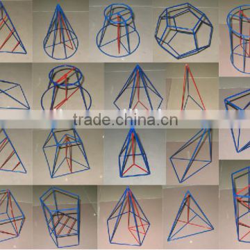 19pcs Metal wire Geometry Models set