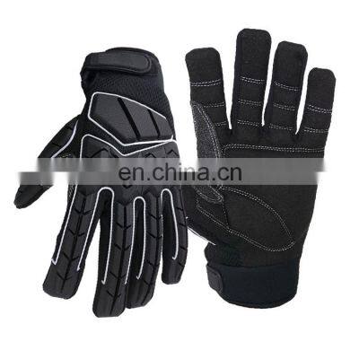 HANDLANDY Shock resistant heavy duty industrial gloves oil and gas safety gloves cut resistant gloves