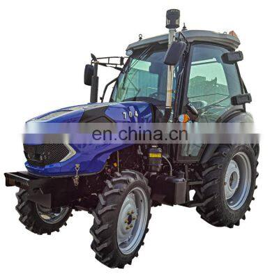 4wd cheap 70hp 4x4 wheel drive agriculture farm tractor with front loader