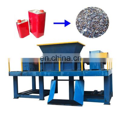 plastic fabrics film crusher a3 paper small aluminum cans mechanical four shaft shredder