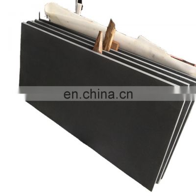 Sichuan natural black sandstone slabs honed surface for wall cladding low price