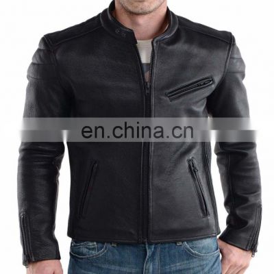 Custom  winter Eco leather jacket
