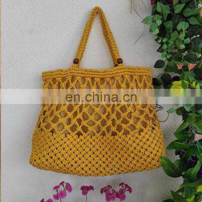 Hot Sale 2022 Macrame Crossbody Bag, Boho Summer bag crochet handmade